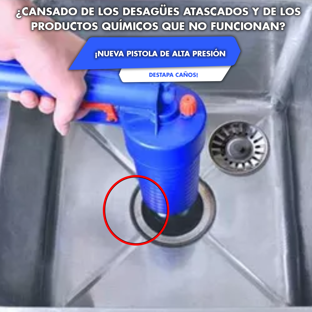 Pistola Destapa Baños De Alta Presión